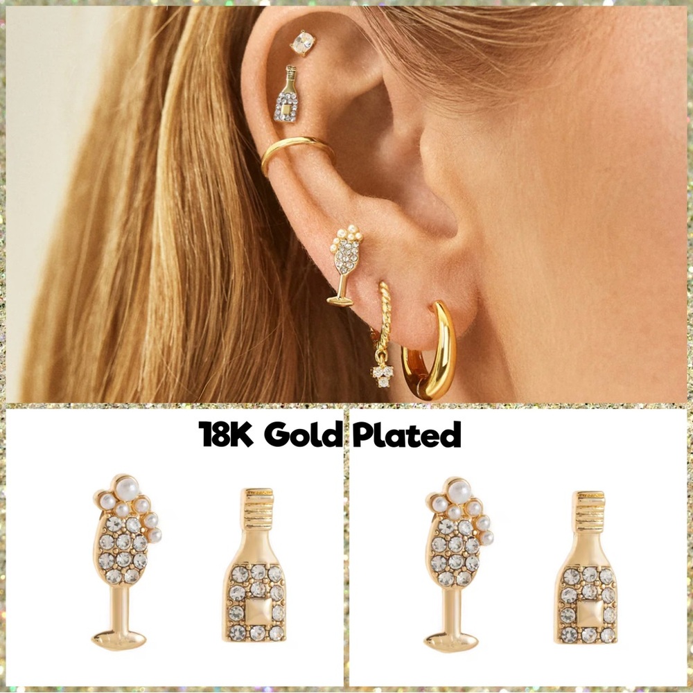 Pop The Bubbly Earring Set - Picture 2 of 4
